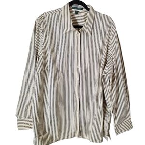 LAUREN RALPH LAUREN Woman's Button Down Size 3X